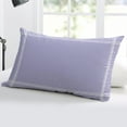 thumbnail image 5 of Pure Lavender Throw Pillow Covers, Simple Solid Color Soft Breathable Pillow Cases with Invisible Zipper for Sleeping, Body Pillowcases for Couch Bed Sofa Chair 24x36 Inches, 5 of 6