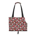 thumbnail image 2 of Xecao Skull and Roses for Cat Carrier Small Dog Handbag: The Ideal Travel Companion for Your Pet, 2 of 8
