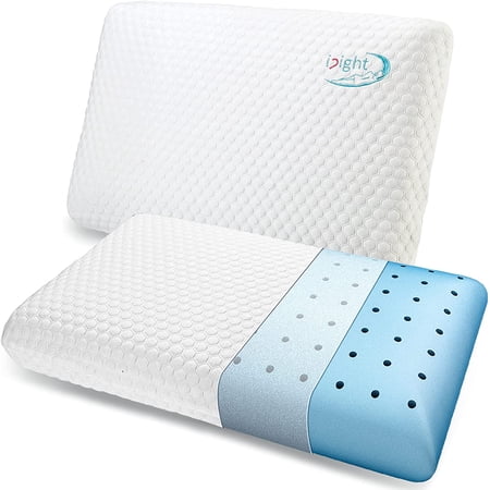 Memory Foam Pillow, Cooling Pillow, Bamboo Pillow for Sleeping
