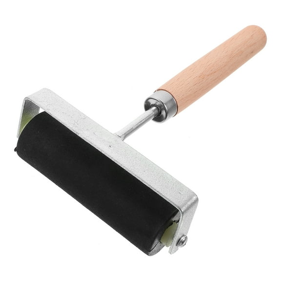 Masteelf Handheld Printmaking Glue Roller Printmaking Tool Art Ink Roller Roller for Crafting