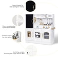 thumbnail image 6 of iYofe Wooden Play Kitchen Set, Cocina De Juguete with Ice Maker, Microwave, Toy Kitchen for Kids Ages 4 8 White, 6 of 11