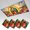 Color 5, variant on 4 Pack Magnetic Ceiling Light Covers 2 x 4 Feet, Sacred Virgin Mary Radiant Gold Halo Red Roses Light Shades & Filters for Office Classroom Drop Ceiling Flat Panel Lights
