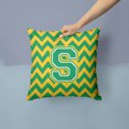 thumbnail image 2 of Letter Chevron Fabric Decorative Pillow, 2 of 4