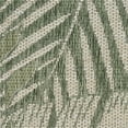 thumbnail image 2 of Pemberly Row Contemporary Home 2'x4' Fabric Green Ivory Area Rug, 2 of 6