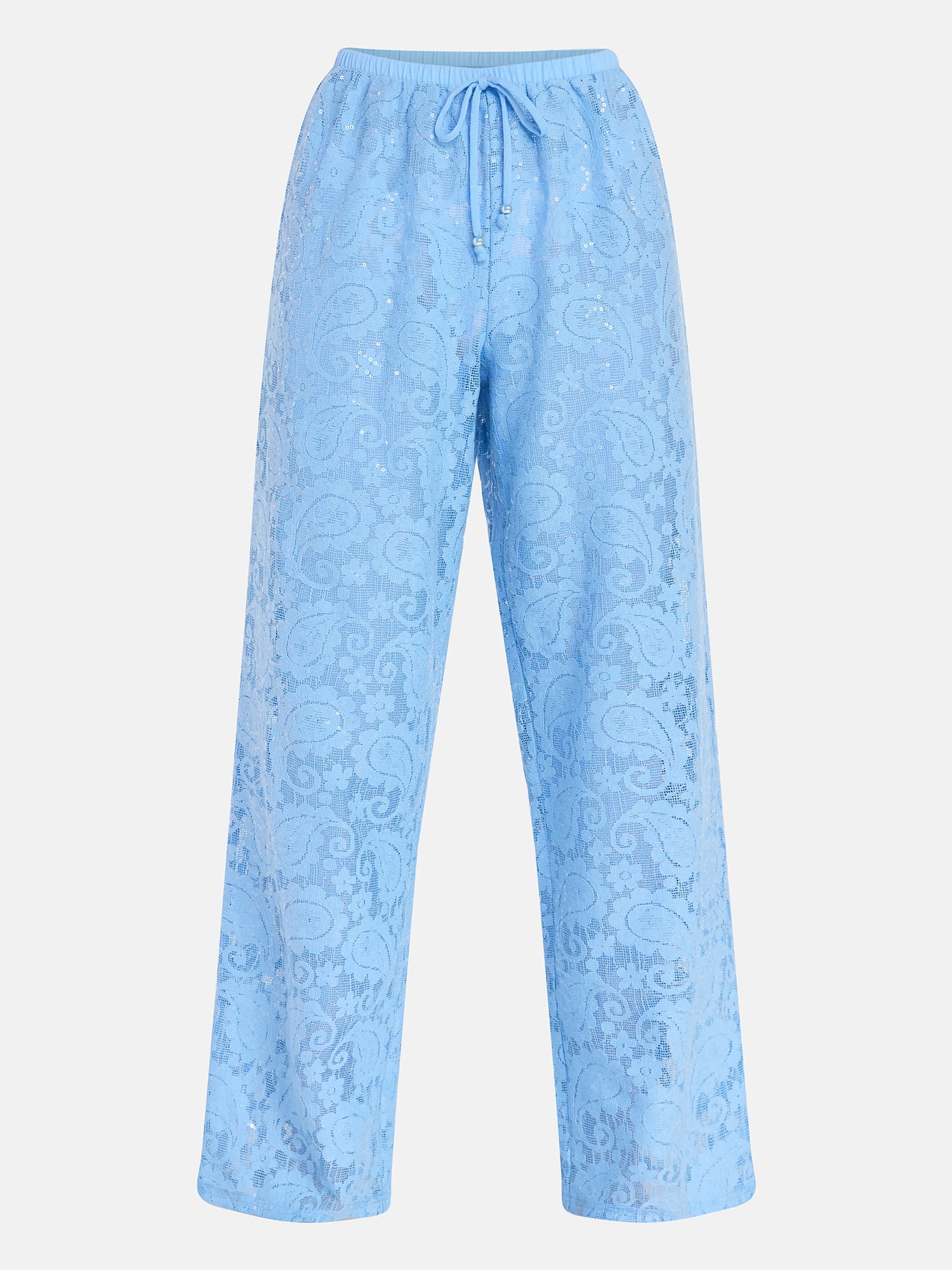 No Boundaries Lace Pants Swim Coverup, Women’s XXS-XXL
