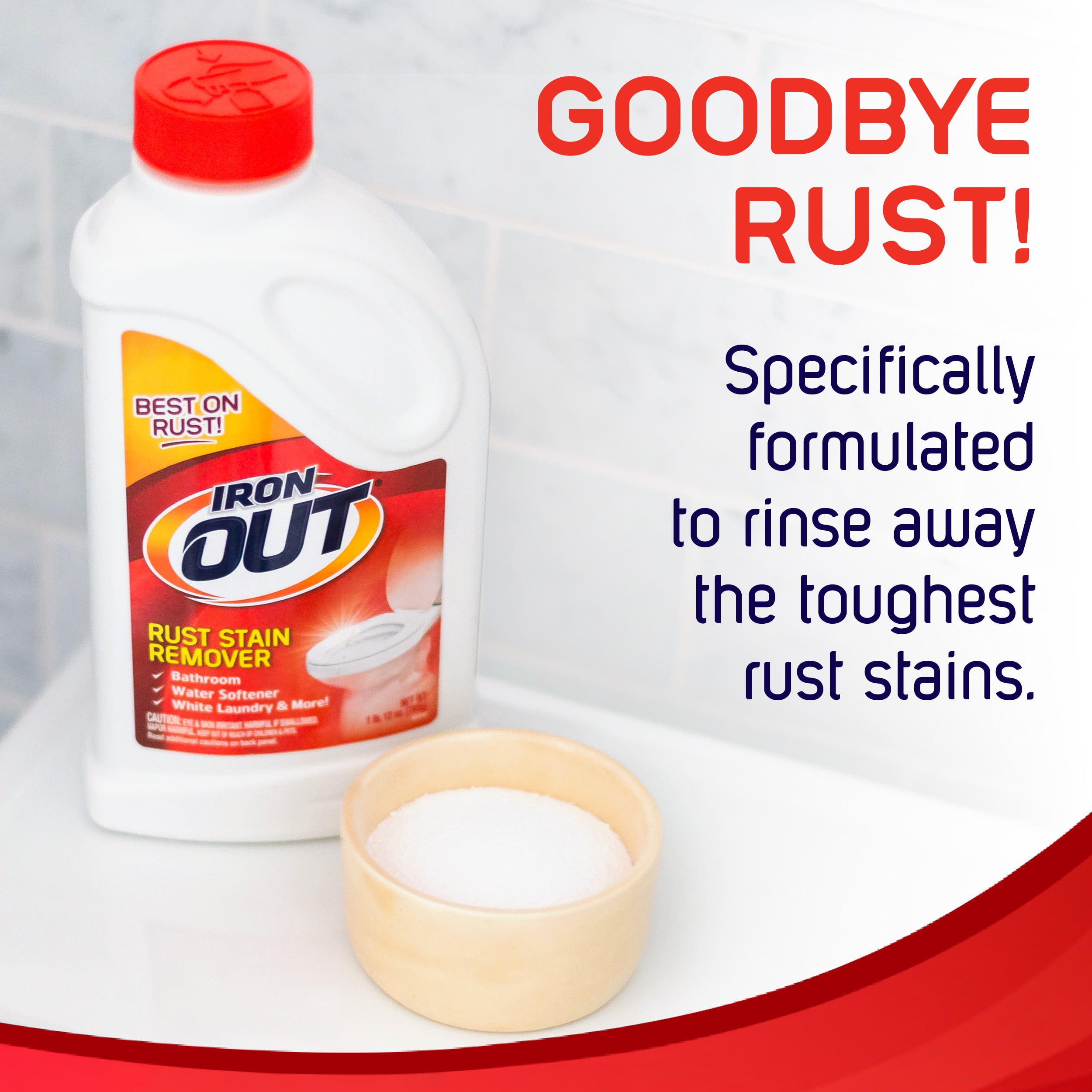 Iron Out Powder Rust Stain Remover, 76 oz.