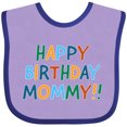 thumbnail image 3 of Inktastic Happy Birthday Mommy Boys or Girls Baby Bib, 3 of 4