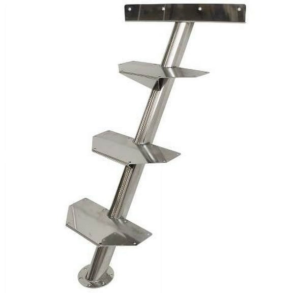 Rinker Boat Cabin Ladder | 3-Step Staircase Stainless Frame