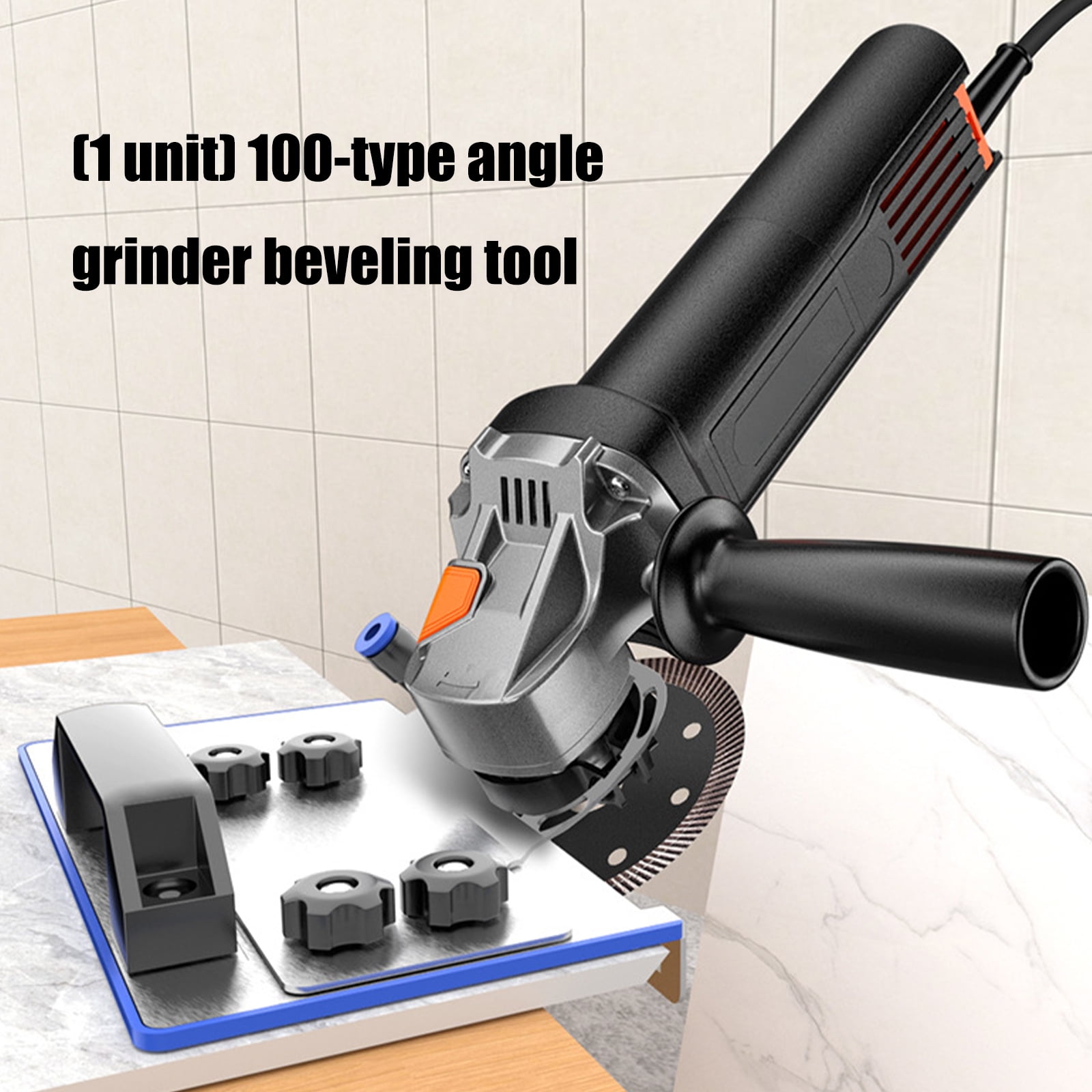 45 Degree Chamfering Tool Adjustable Guide Rails For 100 Type Angles Grinders Stainless Steel Cutting Tool