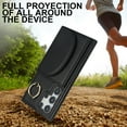 thumbnail image 6 of for Samsung Galaxy S25 Ultra Wallet Case with Card Holder Women Men, Flip PU Leather Kickstand Shockproof Protective Phone Cover Magnetic Clasp 360 Rotation Ring Stand for Samsung S25 Ultra, Black, 6 of 7