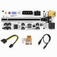 thumbnail image 4 of PCI-E Riser for Bitcoin Ethereum Crypto Mining GPU Riser X16 Extender USB 3.0 PCIE Extension Cable 6 PIN Powered, 4 of 9