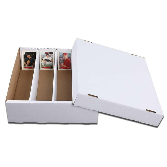 CROSSDESIGN Cardboard Baseball Trading Card Storage Monster Shoe Box