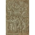 thumbnail image 3 of Circle of Ottaviano Nelli 11x14 Black Modern Framed Museum Art Print Titled - The Last Judgment Early (15th Century), 3 of 5