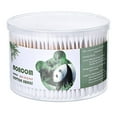 thumbnail image 1 of Bastoncillos de algodón MONCOM, 500 unidades, con puntas dobles redondas y gruesas, 1 of 5