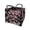 Black, variant on Floral Fabric Foldable Storage Basket, Large Capacity Quilted Organizer Bin with Reinforced Handles, Multipurpose Storage Tote for Home Laundry Sundries Car Interior and Picnic(Beige,33x27x26cm)