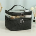thumbnail image 2 of Double Layer Travel Makeup Bags - Versatile Organizer for Toiletries Cosmetics and Beauty, 2 of 9
