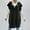 Black, variant on Women's Vest Women Jackets Womens Hand Hook Flower Splicing Womens Woolen Dress Womens Loose Dress Deep Gifts for Friends for Travel and Packable Convenience Free Size