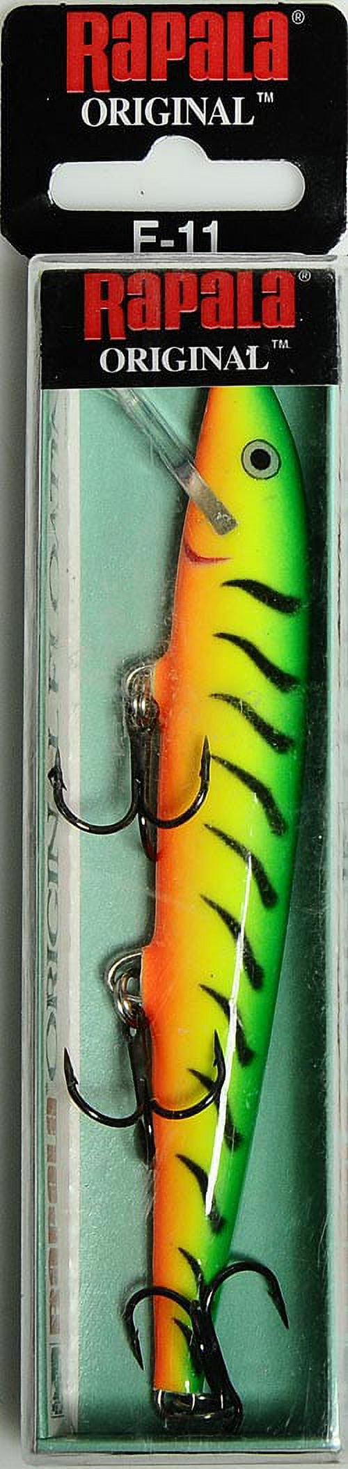 (1 pack) Rapala Original Floating Minnow 11 Fishing Lure 4 3/8" 3/16oz Firetiger