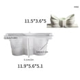 thumbnail image 3 of CIYISON Silicone Candle Holder Mold Candlestick Mould Bowknot Shaped Decorations Mold, 3 of 12