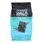 Ocean's Halo, 1pk Seaweed Snack, Sea Salt, Organic Vegan Keto Chips