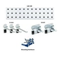 thumbnail image 2 of Triton Products® LOCBOARD LBS18T-WHT Pegboard Strip,White,Square,4-1/2"H, 2 of 5