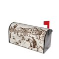 thumbnail image 2 of Bingfone Western Desert Cowboys3 Magnetic Mailbox Cover Standard Size For Garden Yard Outdoor Decorations-21x18 In, 2 of 7