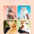 thumbnail image 4 of Zoowhale Hair for dogs grooming brush, pet comb Open knot comb for cats and dogs grooming pet supplies Hair removal grooming comb to remove floating comb, 4 of 5