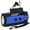 Blue, variant on Emergency Hand Crank Radio - 4000mAh Solar Powered Hand Crank Portable AM/FM/NOAA Weather Radio with 1W Flashlight, Phone Charger, SOS Alert - Great for Camping, Hiking and Emergency Preparedness