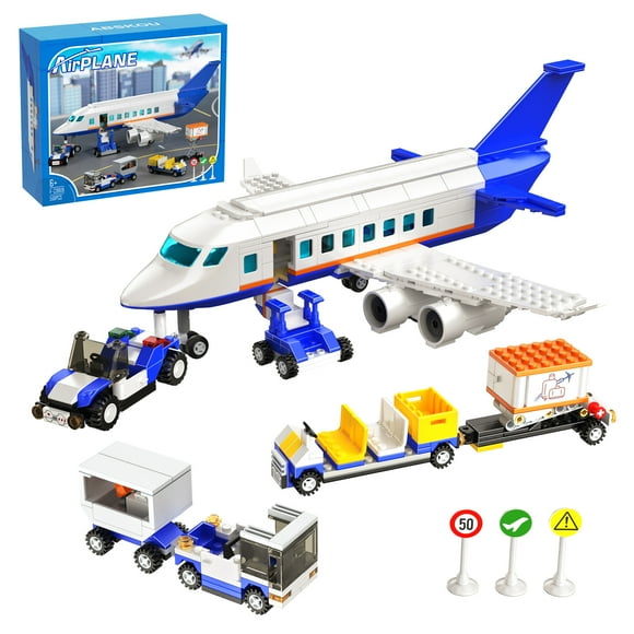 Airplane Building Toy Set Compatible with Lego Creative Gift Idea for Kids(607Pcs)