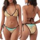 thumbnail image 3 of Fotbe Beach Footprint Traje de Baño para Mujer de Dos Piezas – Bikini Sexy de Tirantes Tipo Halter con Diseño Triangular, 3 of 6