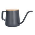thumbnail image 3 of Coffee Pot, 350ml Pour Over Pot  With Bamboo Lid For Coffee Shop For Bar For Home, 3 of 8