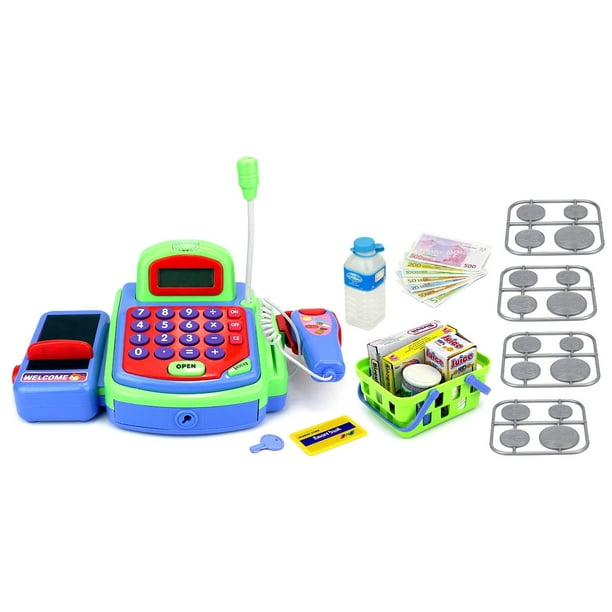 Velocity Toys My First Cash Register Pretend Play Battery Operated Toy