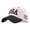 White, variant on Visors Adjustable USA Flag Baseball Cap for Men Women Summer Grid Embroidery Visor Hat