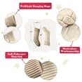 thumbnail image 2 of PayUSD 4 Pack Christmas Stockings 18 Inches New Twist Knitted Large Capacity Stocking Gifts Candy Bag Hanging Stockings Decorations for Family Holiday Christmas Party Decor, Ivory White&Khaki, 2 of 9
