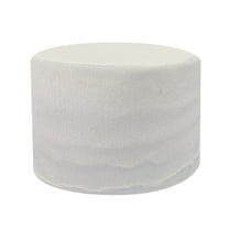 Btomtd 984.25"x1.77" Bright Crepe Paper Ribbon Roll for DIY Crafts and Bow Making Party Ornaments and Holiday Decorations Versatile Decorative Ribbon Supplies, White