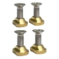 thumbnail image 1 of 4x tornillos de de tabla de surf No se requieren herramientas accesorios de surf de Metal para Longboard Latón M8, 1 of 8