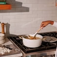 thumbnail image 6 of Thyme & Table 12-Piece Ceramic Non-Stick Signature Cookware Set, Non-Toxic Pots and Pans Set- White & Gold, 6 of 12