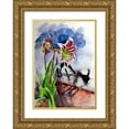 thumbnail image 1 of Kovacs, Anna Brigite 11x14 Gold Ornate Wood Framed with Double Matting Museum Art Print Titled - Amaryllis, 1 of 4