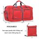 thumbnail image 2 of Bolsa de viaje Woogwin, grande, impermeable, 60 L, roja, 2 of 7