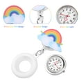 thumbnail image 4 of EeaseMX Reloj de enfermera Hemobllo, reloj de bolsillo retráctil con clip, encantador reloj con luz nocturna para médicos y enfermeras., 4 of 7