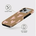 thumbnail image 3 of CASETEROID Tough Case for iPhone 17 Pro – Dual-Layer Protection, Shockproof [Compatible with MagSafe] – Sandy Hearts Case, 3 of 4