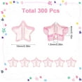 thumbnail image 2 of 300Pcs 10mm Pink Star Bead Pink Transparent Acrylic Star Beads AB Color Clear Cute Pony Spacer Loose Bead for Jewelry Making Charm Bracelet Necklace Earring Supplies DIY Craft Accessories DIY, 2 of 5