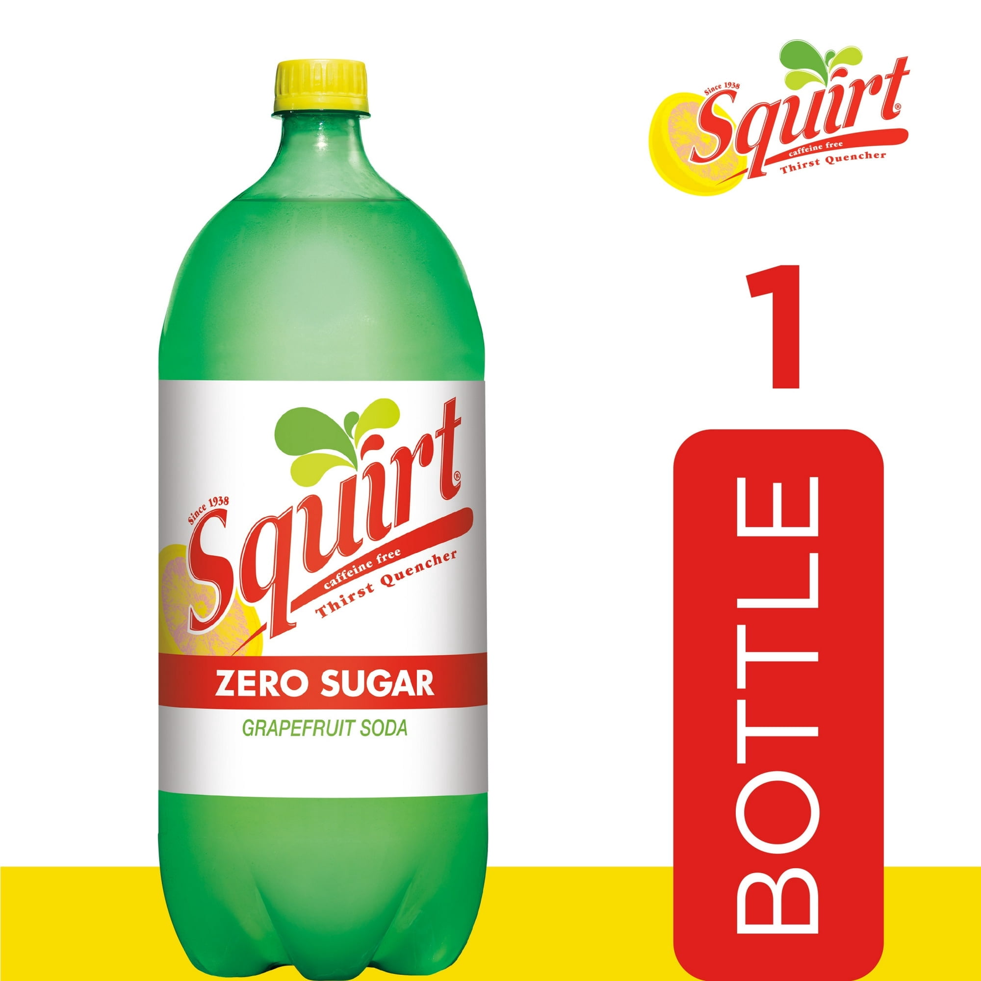 Squirt Soda, Zero Sugar, Grapefruit 2 L