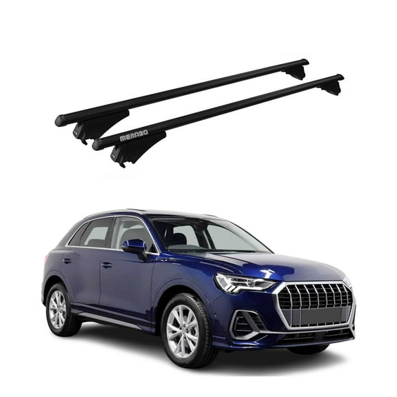 2019-2025 Audi Q3 2.gen Roof Rack Cross Bars Black