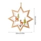 thumbnail image 2 of Teissuly Christmas Decorations Hollow Three-dimensional Snowflake Ornaments Wooden Christ Teissuly WER202312131331, 2 of 2