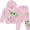 Light Pink, variant on Girls Baby Yoda Pullover Hoodie and Jogger Sweatpants Clothing Set- Little and Big Girl Sizes 4-16