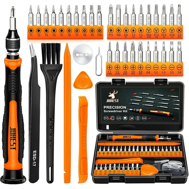 xianlin-JOREST 38Pcs Small Precision Screwdriver Set, Tool Gifts for Men, Christmas Gifts for him with Torx T5, T6, Repair Tool Kit for MacBook, Computer, Laptop, iPhone, PS4 PS5, Xbox, Switch, Glass