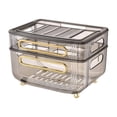 thumbnail image 3 of veasfak Router Organizer Wire Cable Storage Case for Living Room Office Game 2 Tier, 3 of 9