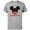 Athletic Heather, variant on Disney Mickey Mouse Red Shorts Icon Husband Family- Short Sleeve Cotton T-Shirt for Adults - Customized-Black