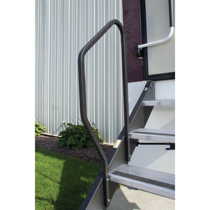 Photo 1 of (Price/EA)MOR/ryde MORryde StepAbove - 4 Step Fold Up Handrail, STP214-006H